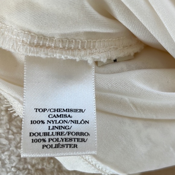 Ann Taylor Size Small lined lace top with tie back - Picture 7 of 7